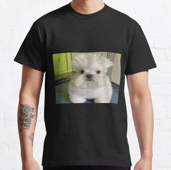 Cute Dog Art T-Shirt - Image 2