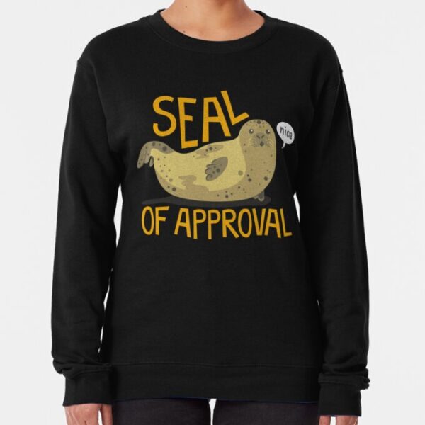 Seal of Approval Meme Sweatshirt - Image 2