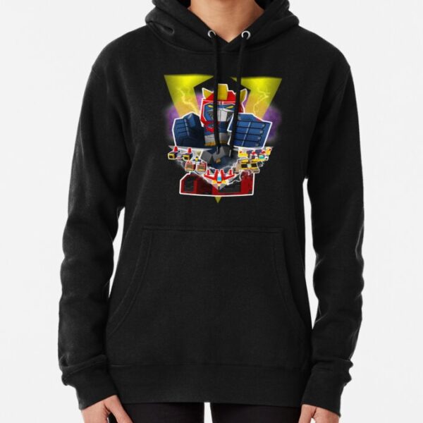 Voltes V Voltbot Pullover Hoodie - Image 2